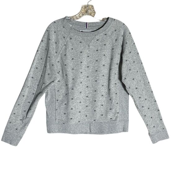 Champion Tops - Champion Gray Signature Crewneck Sweatshirt